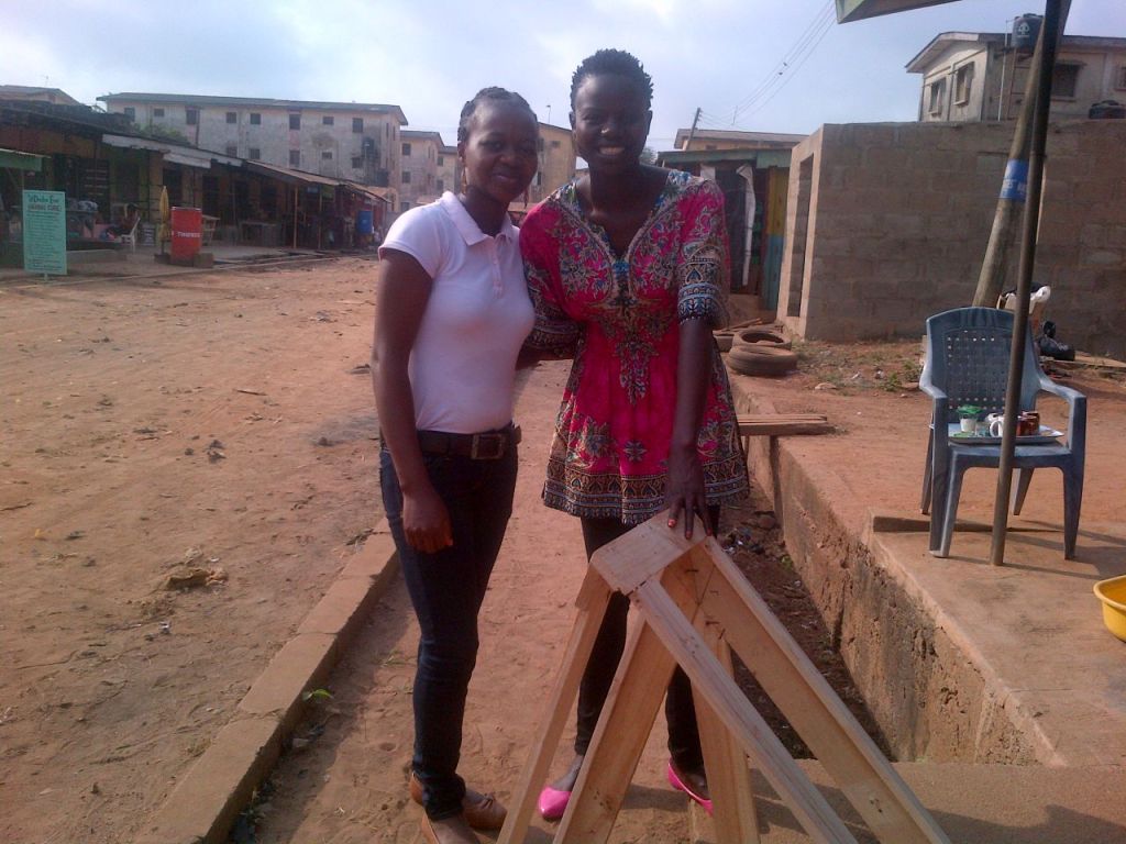 Bukola Dawodu and CNN Journalist