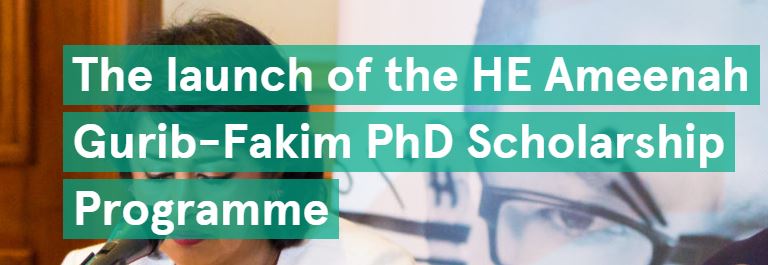 President of Mauritius Launches Scholarship Program for African&nbsp;Researchers