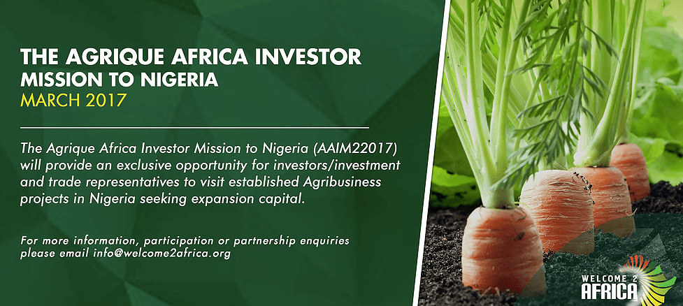 Attend: The Agrique Africa Investor Mission To&nbsp;Nigeria