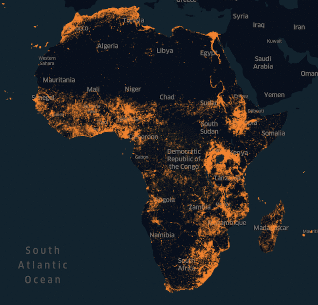 Facebook artificial intelligence (AI) researchers create population density maps of&nbsp;Africa
