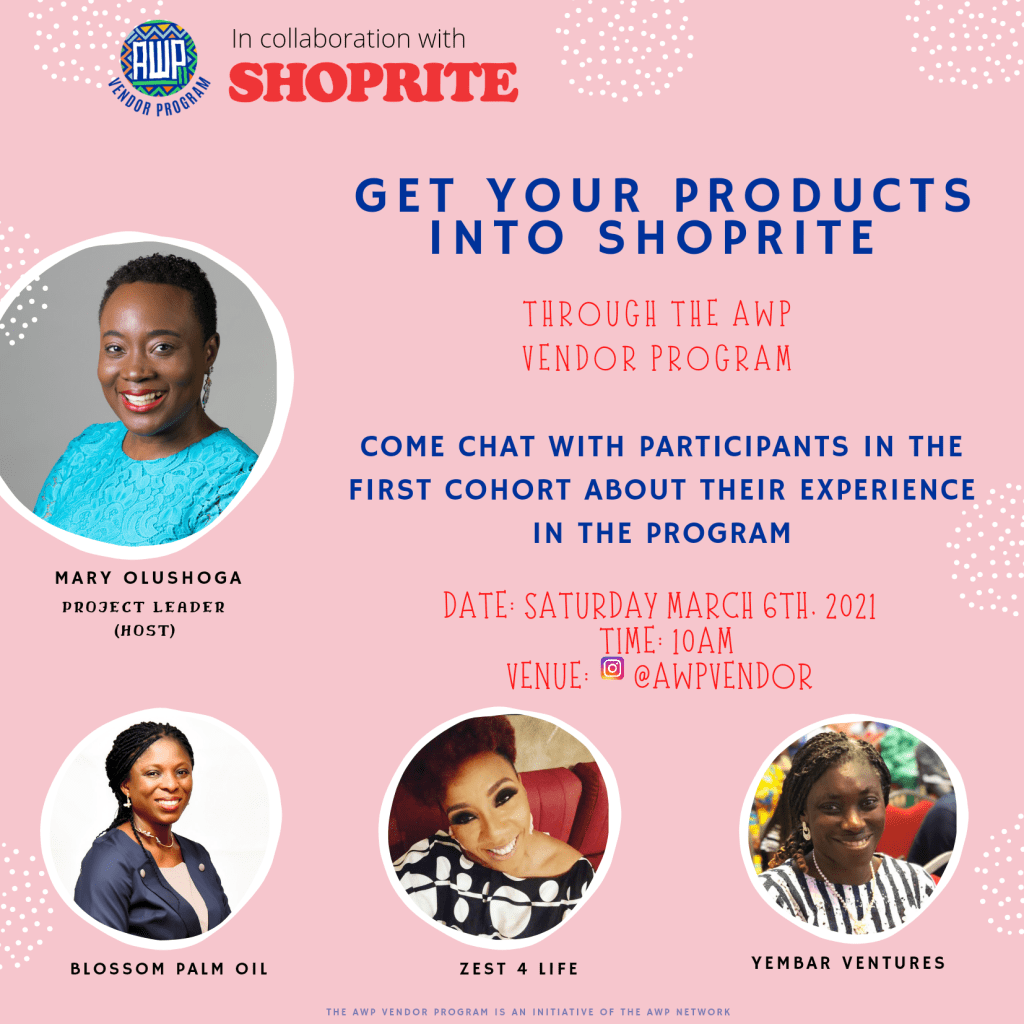 AWP Network Founder, Mary Olushoga Discusses the AWP Network Vendor Program with Participants in Cohort&nbsp;1